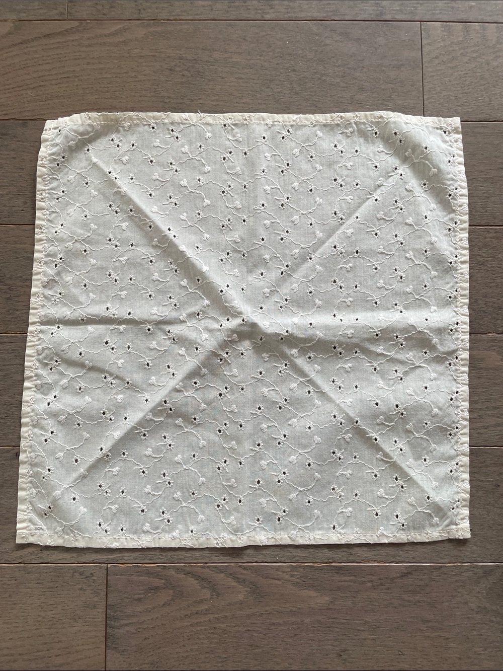 Eyelet Napkin Doily Embroidered Vintage Table Decor 12x11 NEW Coo Edition